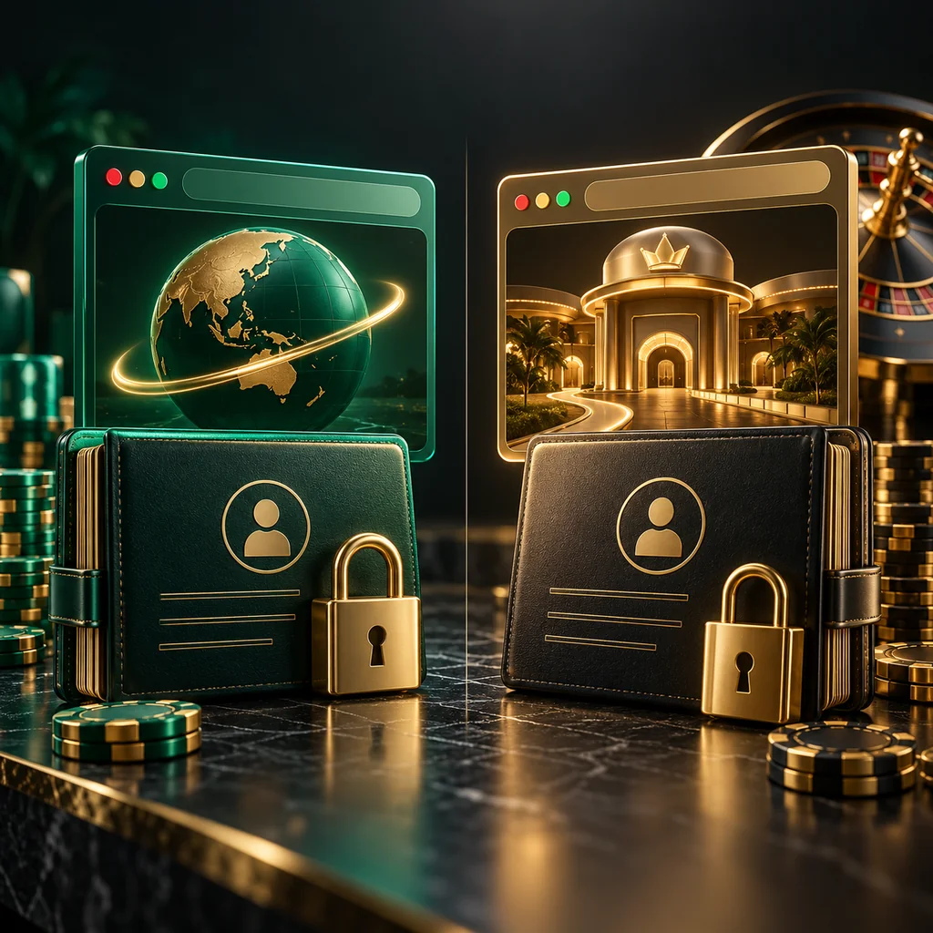 Two distinct domain-window concepts and separate account ledgers with locks