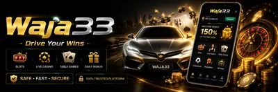 Waja33 mobile app login screen